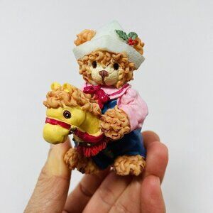 Anco House Lloyd Bearsley Family Jeremiah Figurine Hobby Horse Boy Kid Rider Toy